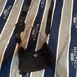 Prada Re Edition 2005 mini black hand bag